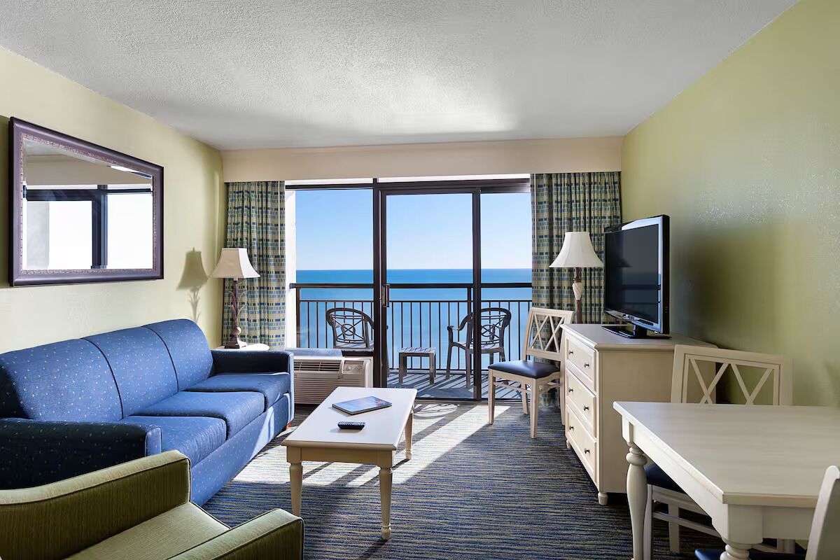2 Bright Double Oceanfront Suites | Balcony, Pool, 1.2 Mi To Broadway At Beach - Myrtle Beach, SC