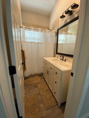 Shower, towels, soap, toilet paper - Finger Lake Retreat (Prattsburgh)