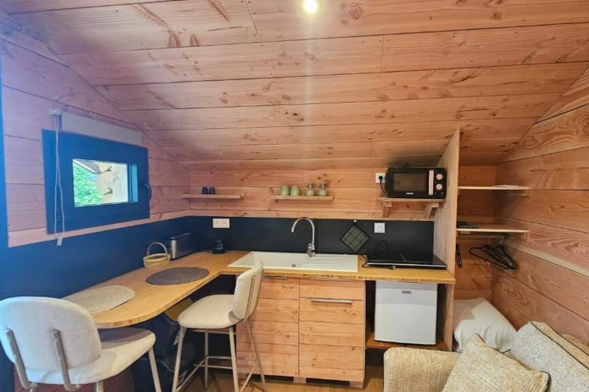 小木屋, 湖景 (P'tit Nid) | 私人廚房