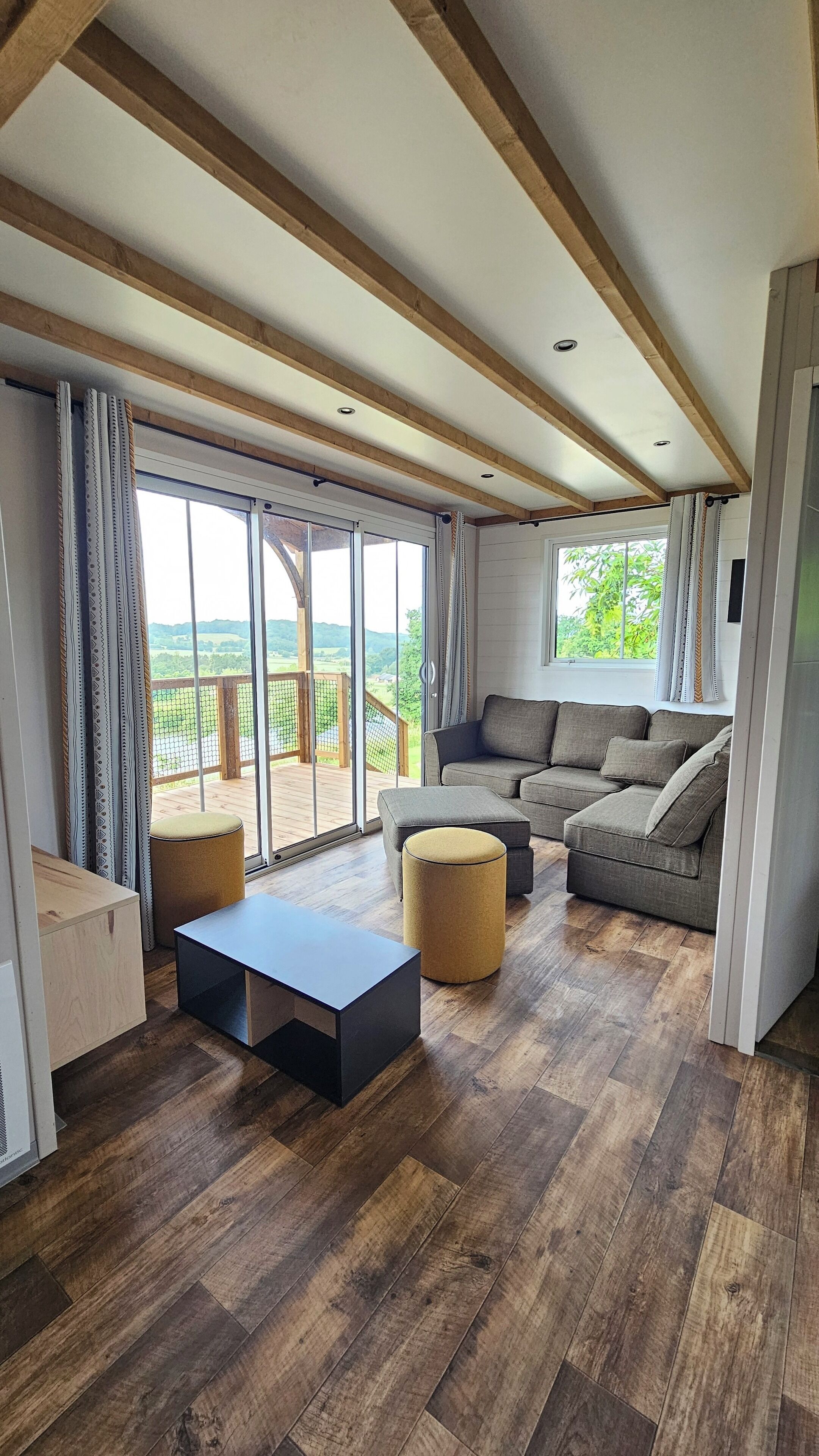 Chalet, uitzicht op meer (Terre Neuvas) | Woonruimte