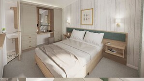 2 bedrooms, desk, iron/ironing board, WiFi - DJD ,Country Style Luxury Lodge, Manor Park Sleeps 4 (Hunstanton)