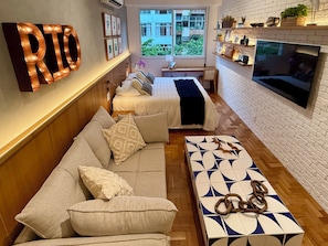 1 bedroom, in-room safe, desk, free WiFi - Beautiful, fully furnished loft, close to the beach and subway. (Rio de Janeiro)