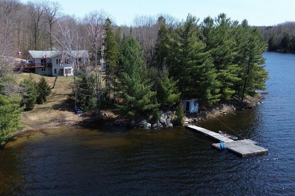 Caribou Lake Retreat on 6 mile lake with awesome fishing, swimming and sunsets.