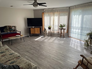 Smart TV, video games, DVD player, books