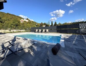 Villa | Pool - Lovrec Hillside Villa With Pool (Lovreć)