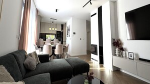 Living room - Lovrec Hillside Villa With Pool (Lovreć)