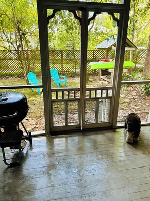 Terrace/patio - Fabulous 2-bedroom cottage with AC in Magnolia Springs (Magnolia Springs)
