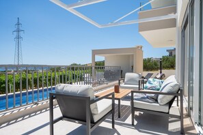 Villa | View from property - Charming Seaside Villa Getaway (Kastela)