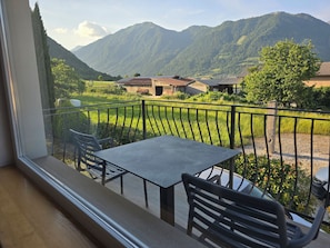 Outdoor dining - Razor Vista Apartments in the Soča Valley near Triglav National Park - Apartment L (TOLMIN - 5220)