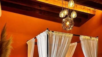 Luxury Double Room, Patio | In-room safe, iron/ironing board, free WiFi