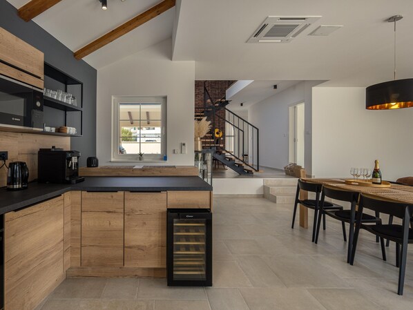 Villa | Private kitchen | Highchair, cleaning supplies - Villa Royal Stone With Pool in Jezera (Tisno)