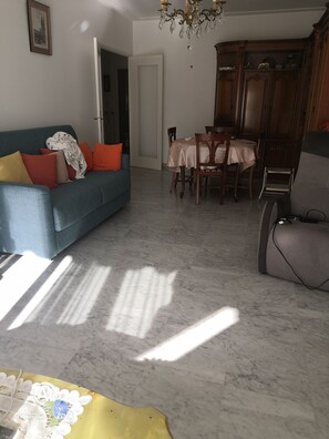 TV - LARGE F2 7 MN WALK FROM THE BEACH "LA VELA". (Nice)
