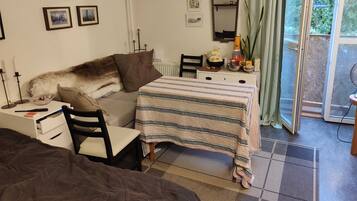 1 soverom, skrivebord, wi-fi og sengetøy