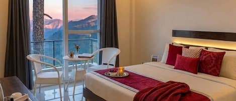 Premium bedding, blackout curtains, iron/ironing board, free WiFi