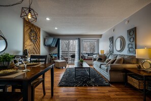 Smart TV, fireplace - Top of the Mountains | 2 Bedroom Gatlinburg Condo (Gatlinburg)