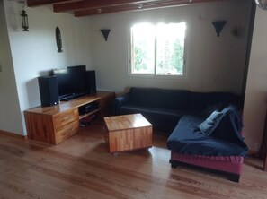 TV, books, stereo - Wooden house (Labenne)