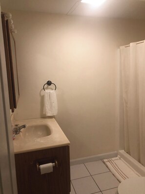 Towels, soap, toilet paper