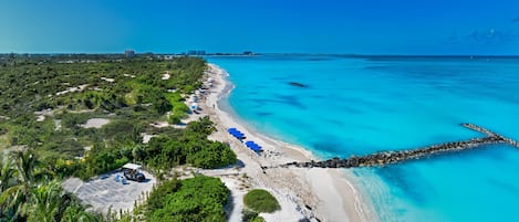 Sun loungers, beach towels