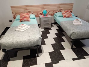 3 habitaciones, wifi gratis y ropa de cama 