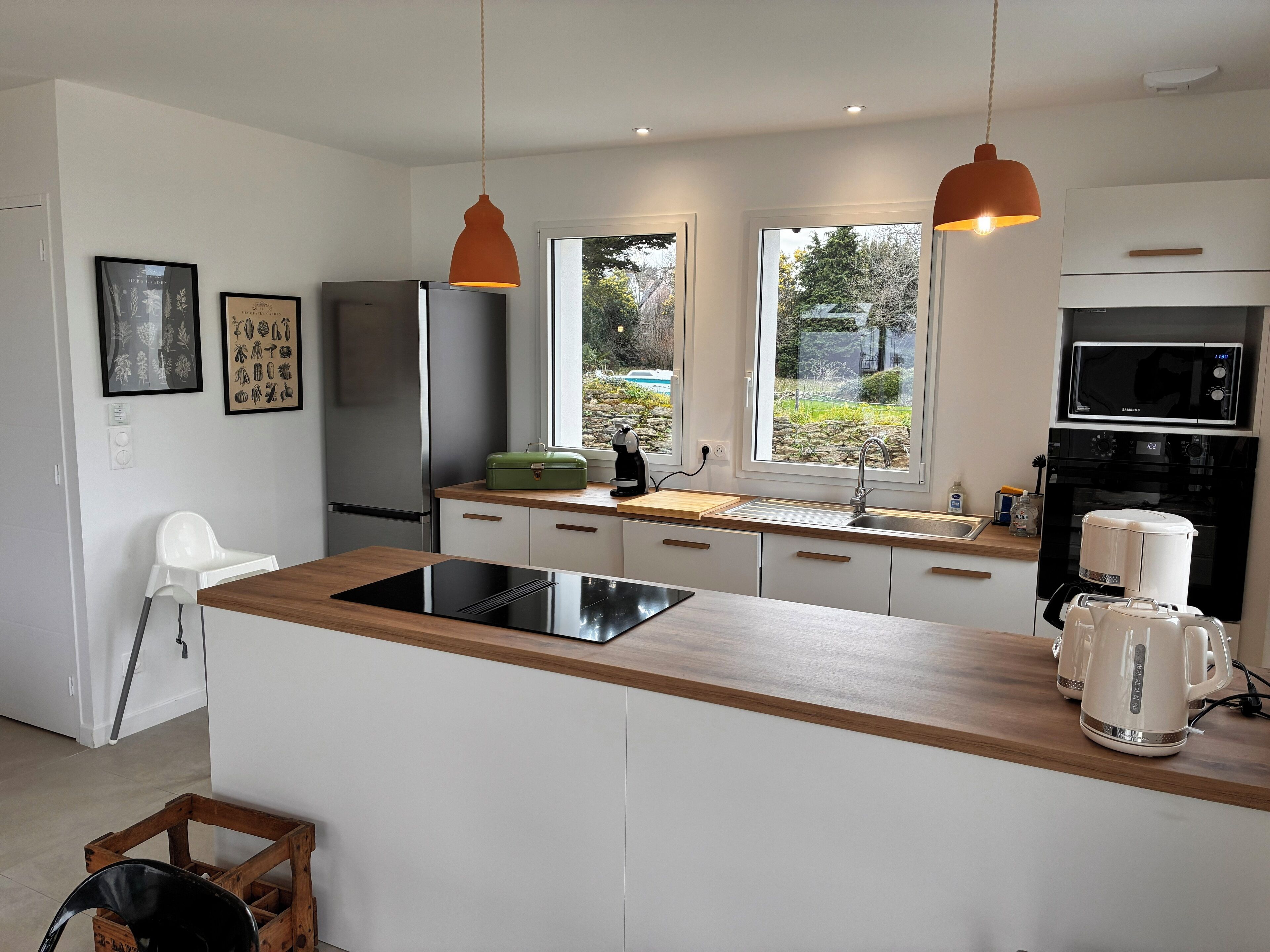 Mikrowelle, Ofen, Herdplatte, Geschirrspüler