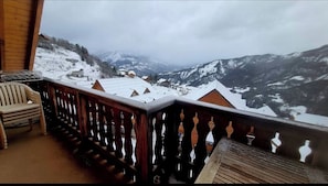 Terrace/patio - Duplex 50m2 balcony panoramic T2 cosy Praloup 1500 (Uvernet-Fours)