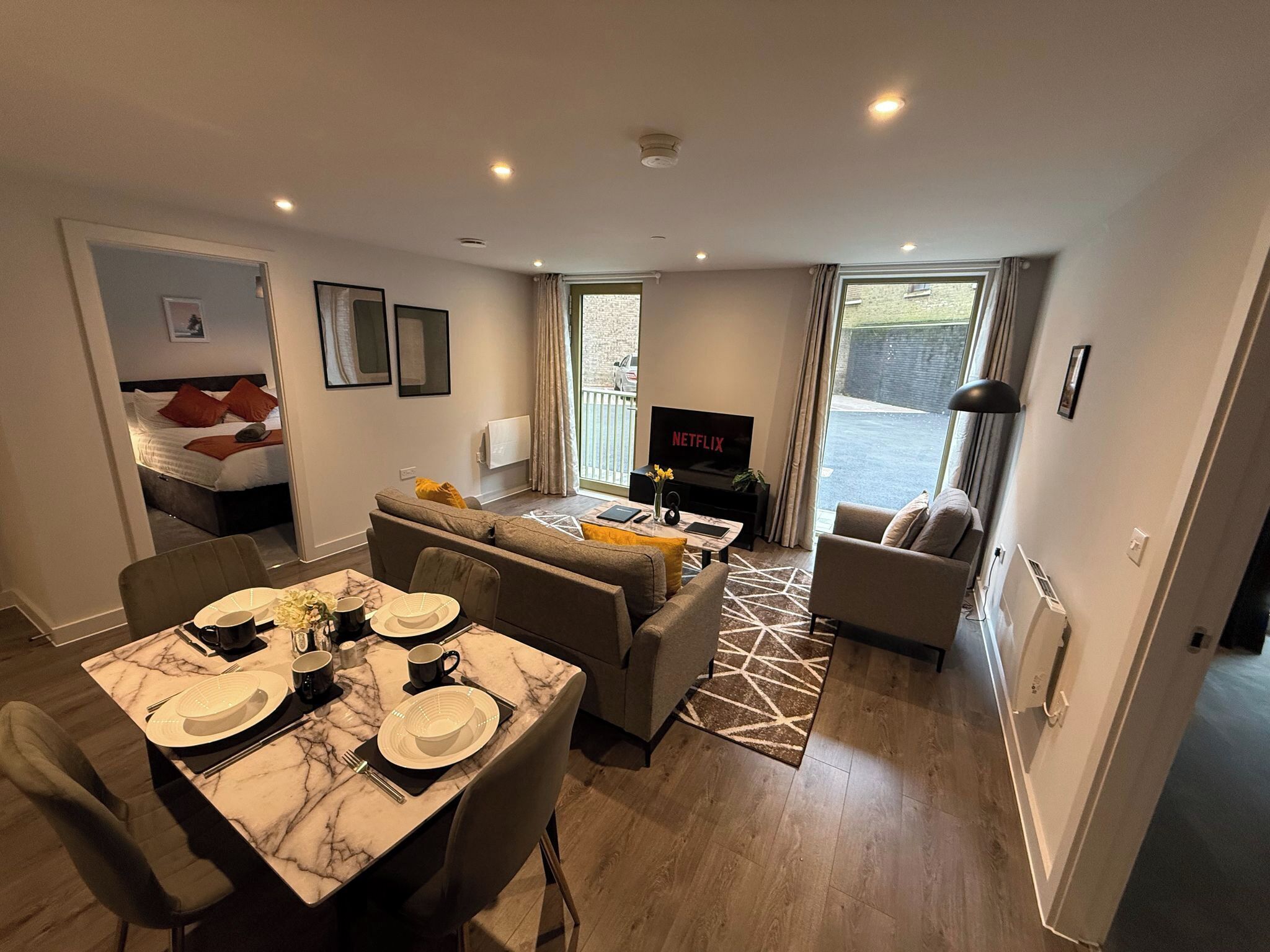 2 bedrooms, iron/ironing board, free WiFi, bed sheets