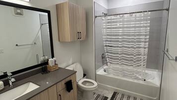 Towels, soap, toilet paper