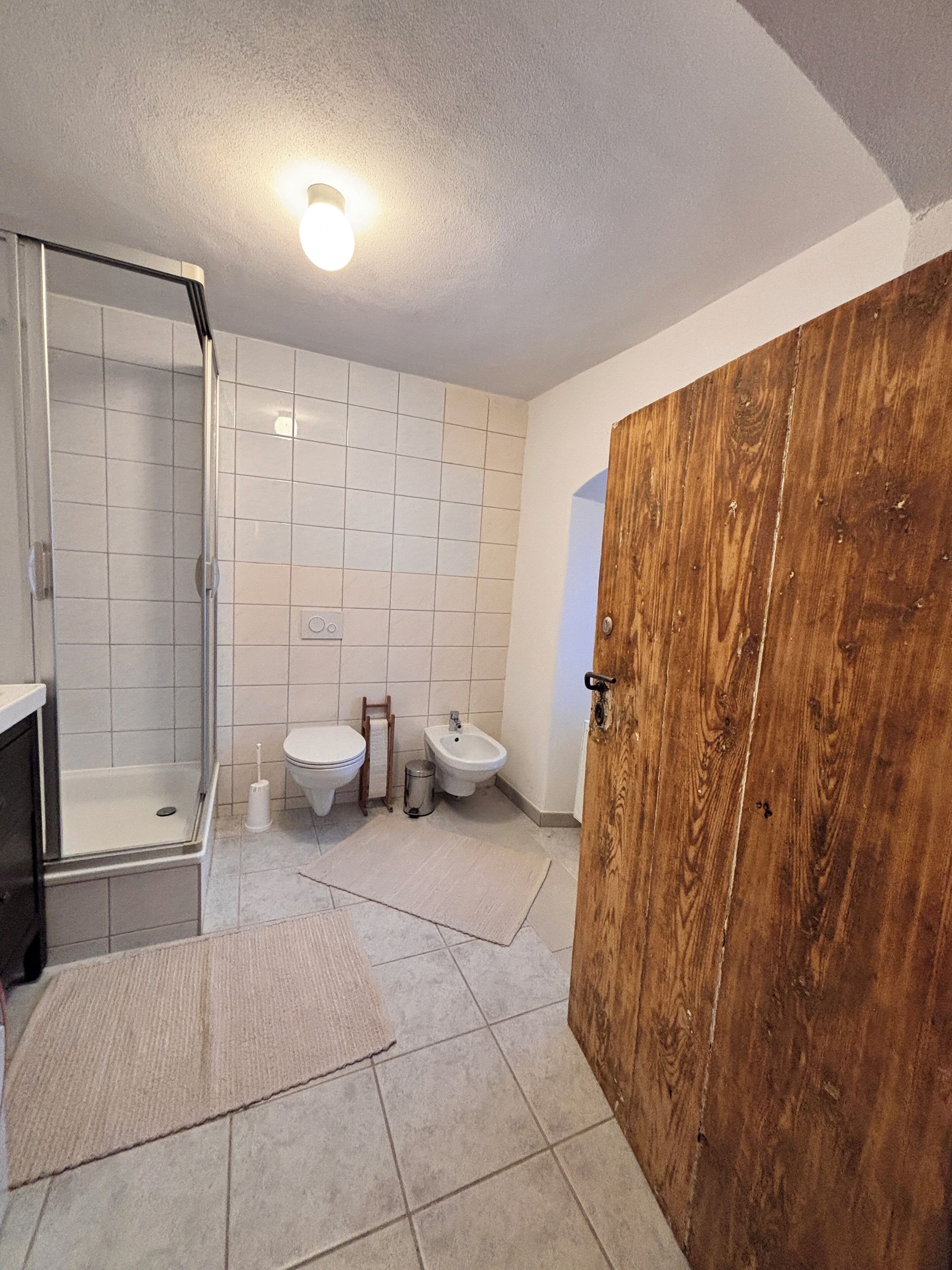 Haartrockner, Bidet, Handtücher, Seife