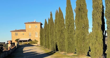 Casa Bel Sogno: herrlicher Blick auf Volterra und toskanischen Hügel (4 Pers.)