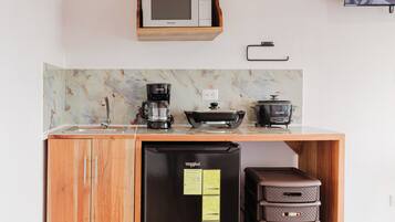 Kamar, pemandangan gunung | Dapur pribadi | Lemari es kecil dan microwave