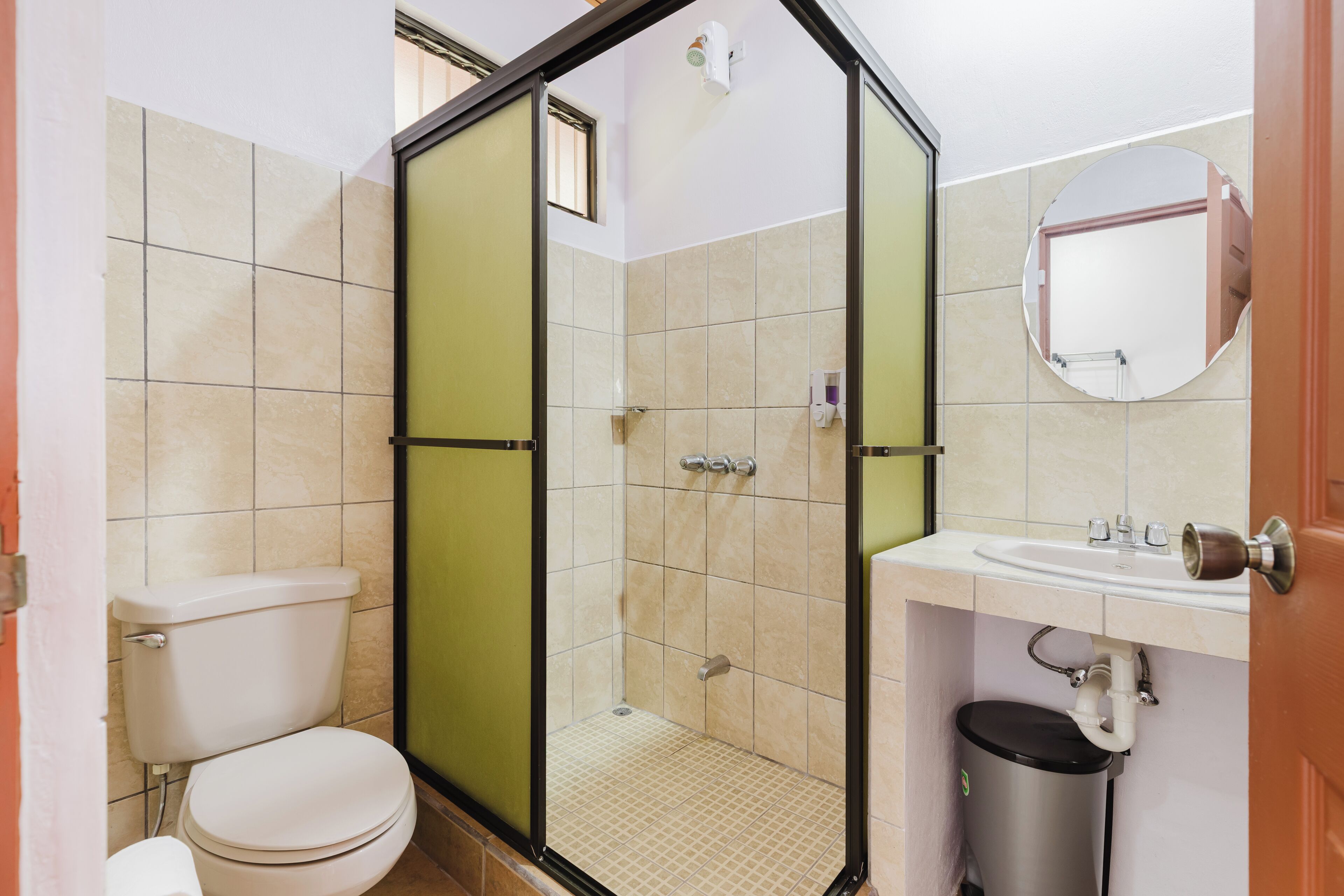 Room, Multiple Beds, Mountain View | Bathroom | Shower, towels, soap, shampoo