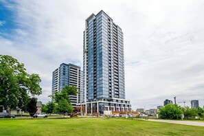 Exterior - Newly Built Modern Condo with Stunning City Views (Kitchener)