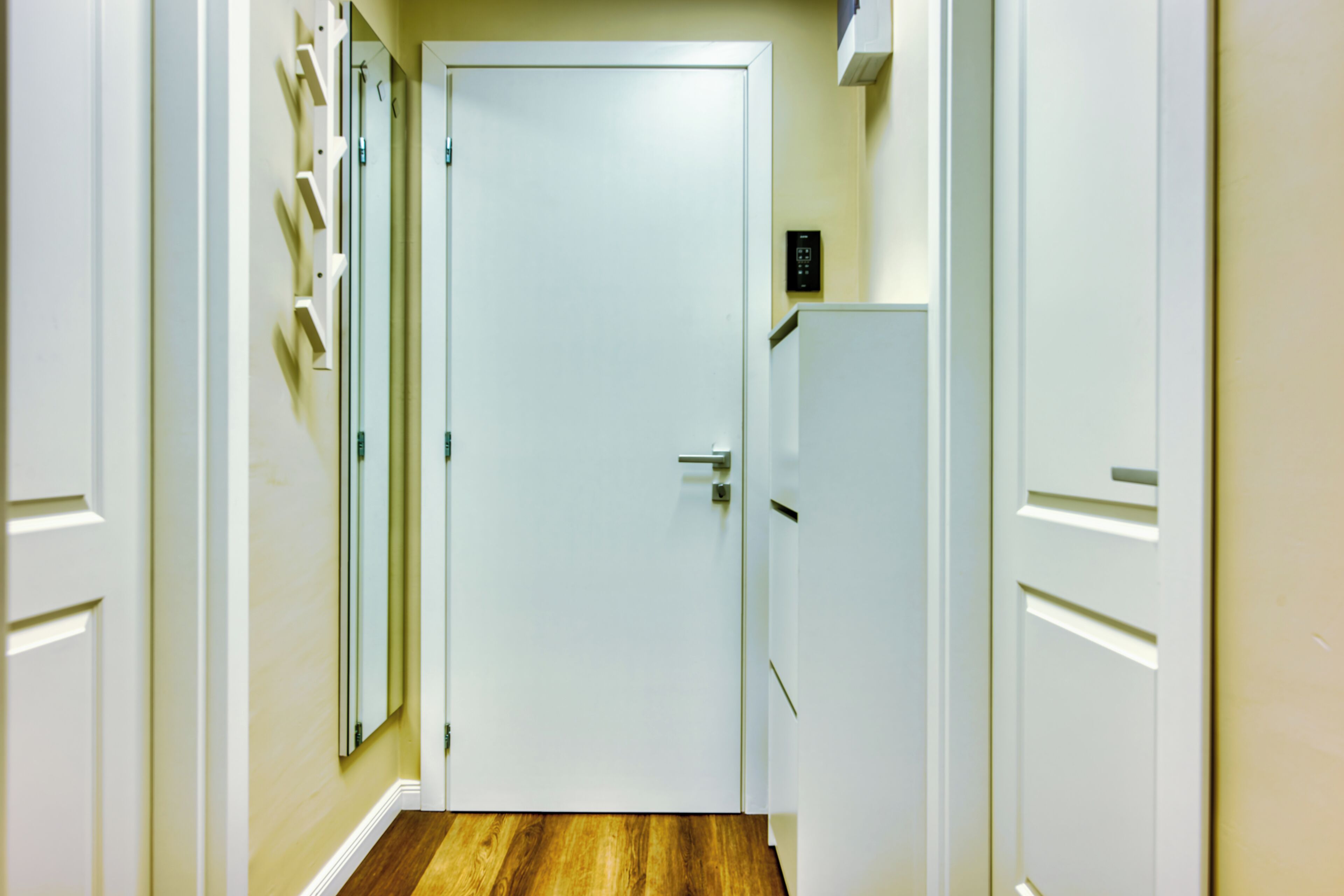 高级公寓, 厨房, 城市景观 | 遮光窗帘、隔音、熨斗/熨衣板、免费 WiFi