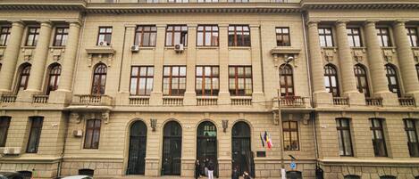 Blick von der Unterkunft