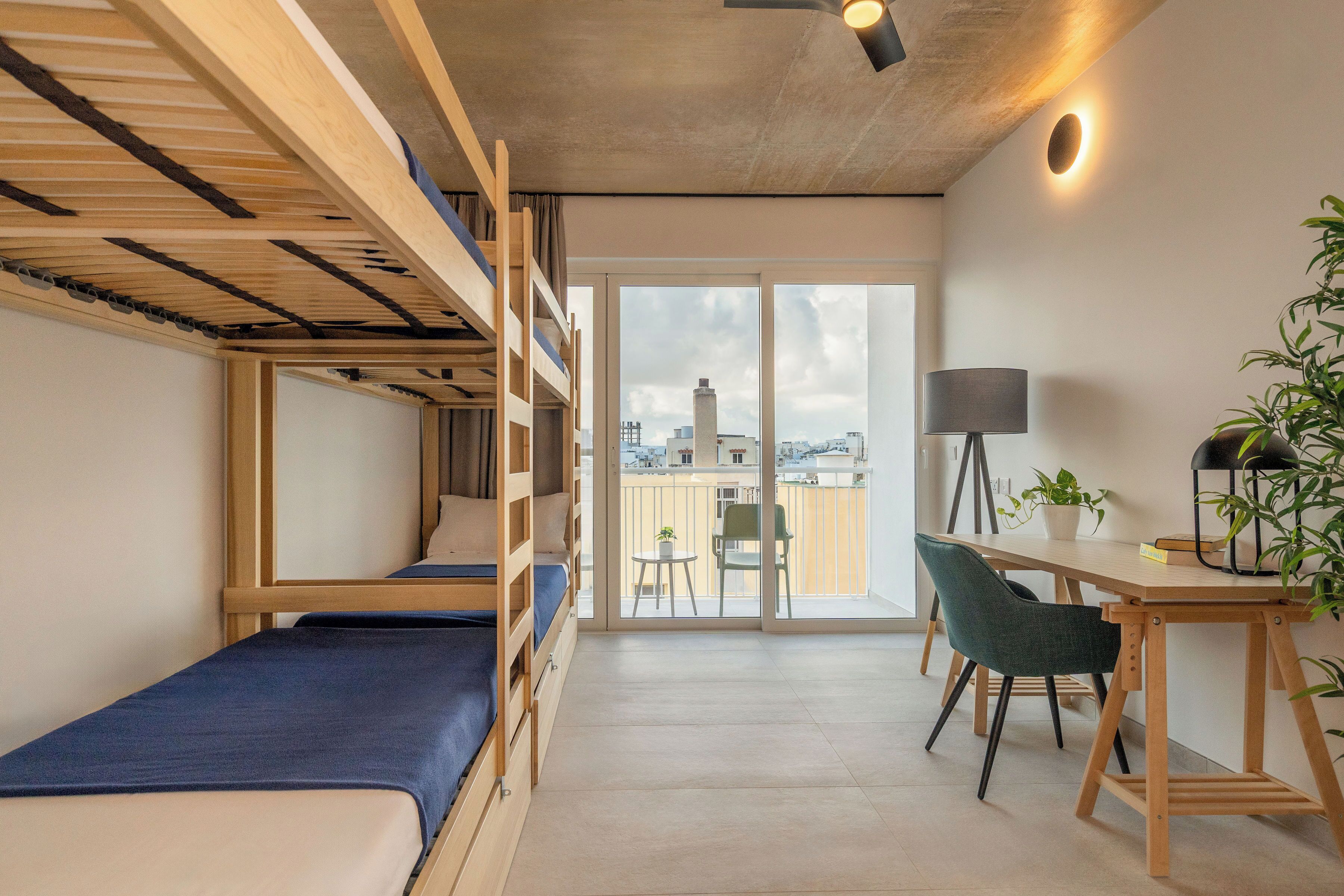 Bed in 4-Bed Female Dormitory Room