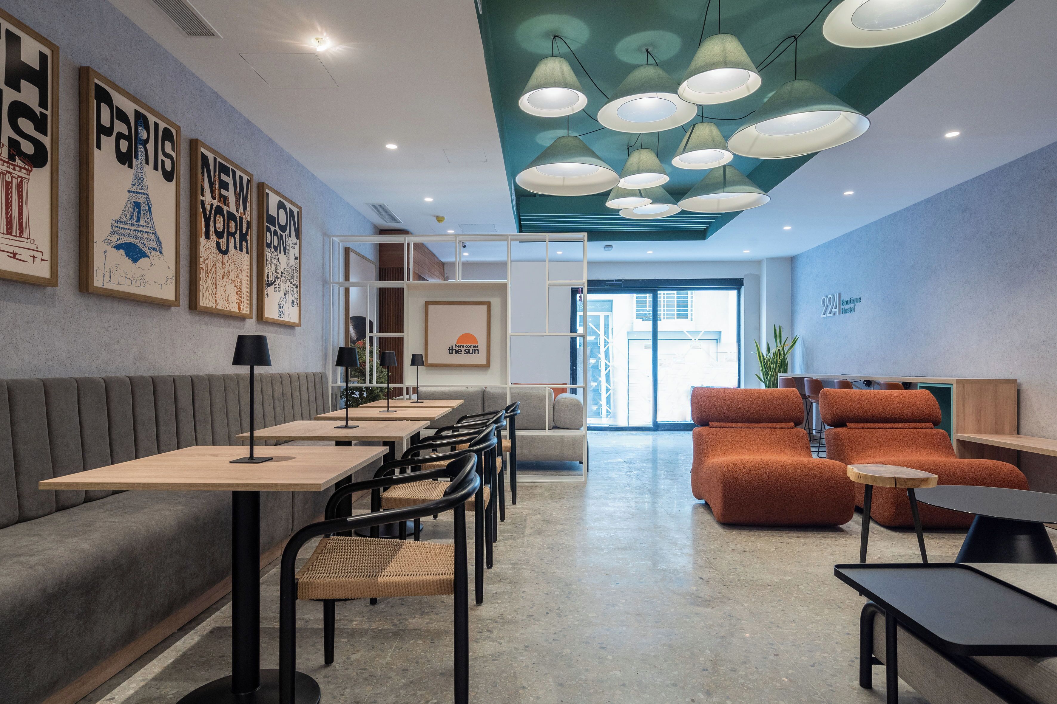 Zona de estar del vestíbulo