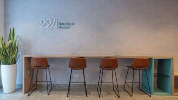 Zona de estar del vestíbulo