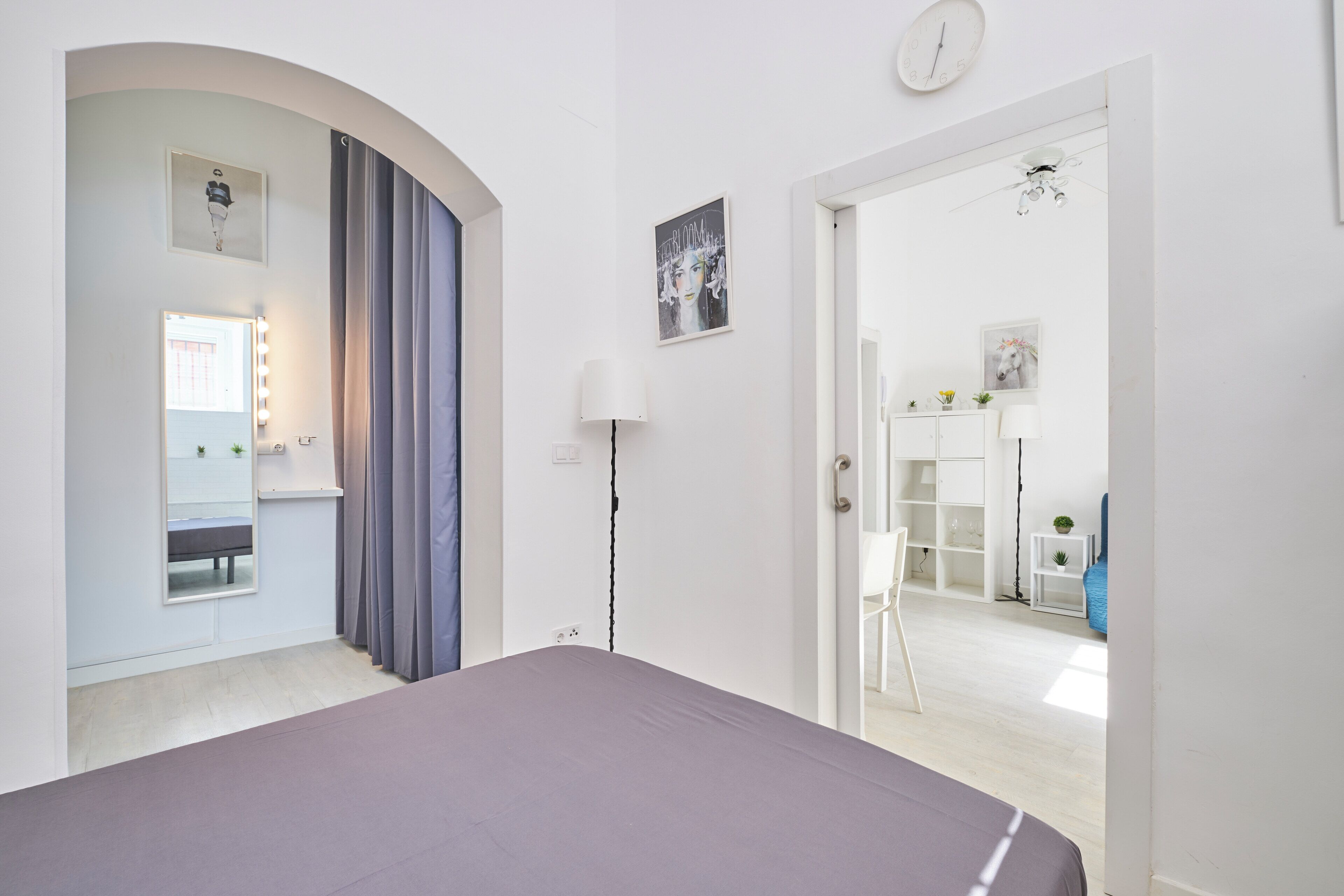 2 chambres, fer et planche à repasser, accès à Internet, literie fournie