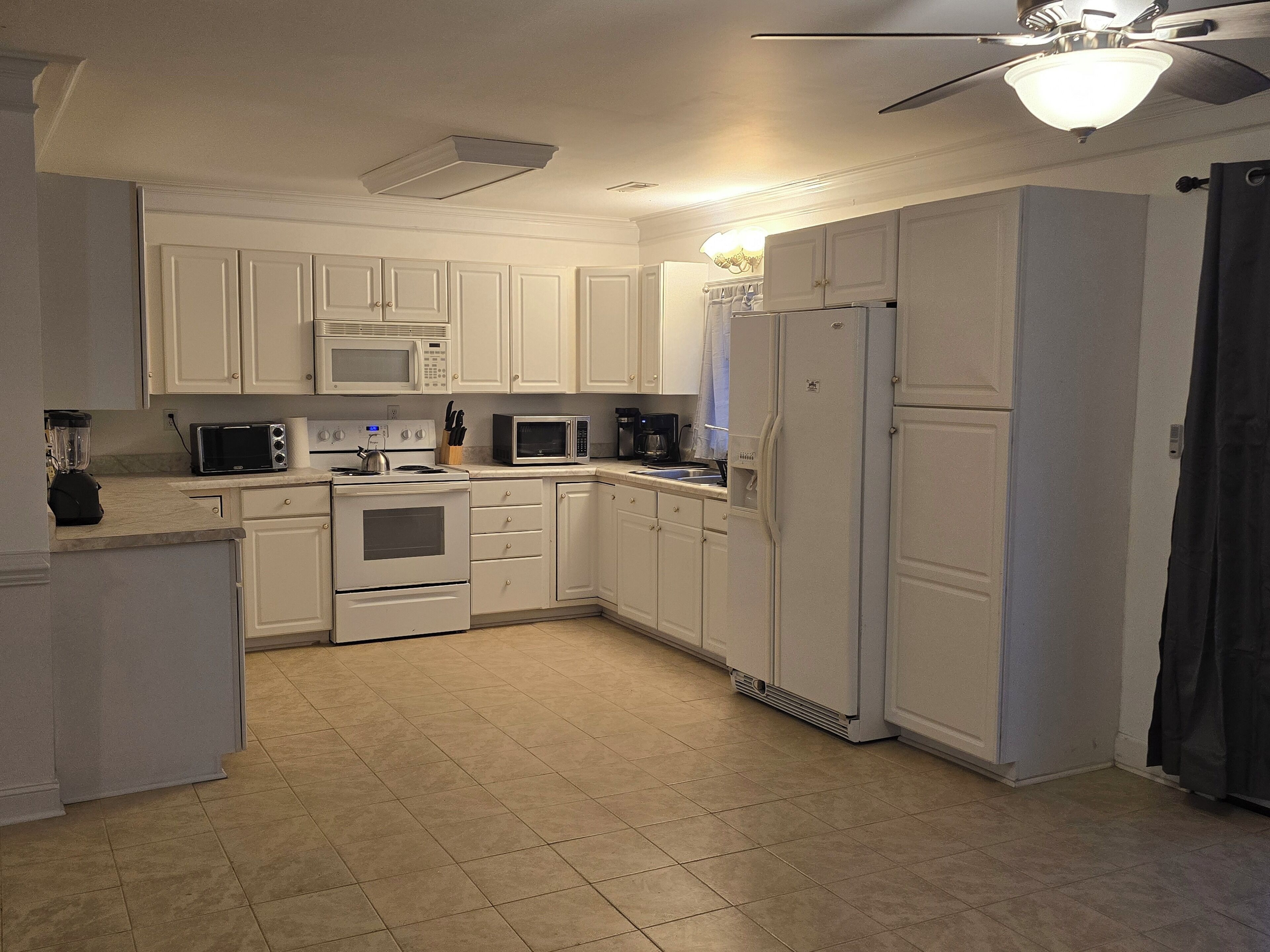 Microwave, oven, stovetop