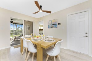 Dining - Canal-Front 3BR w/ Heated Saltwater Pool, Dock, BBQ & Ping-Pong — Near Beaches! (Port Charlotte)