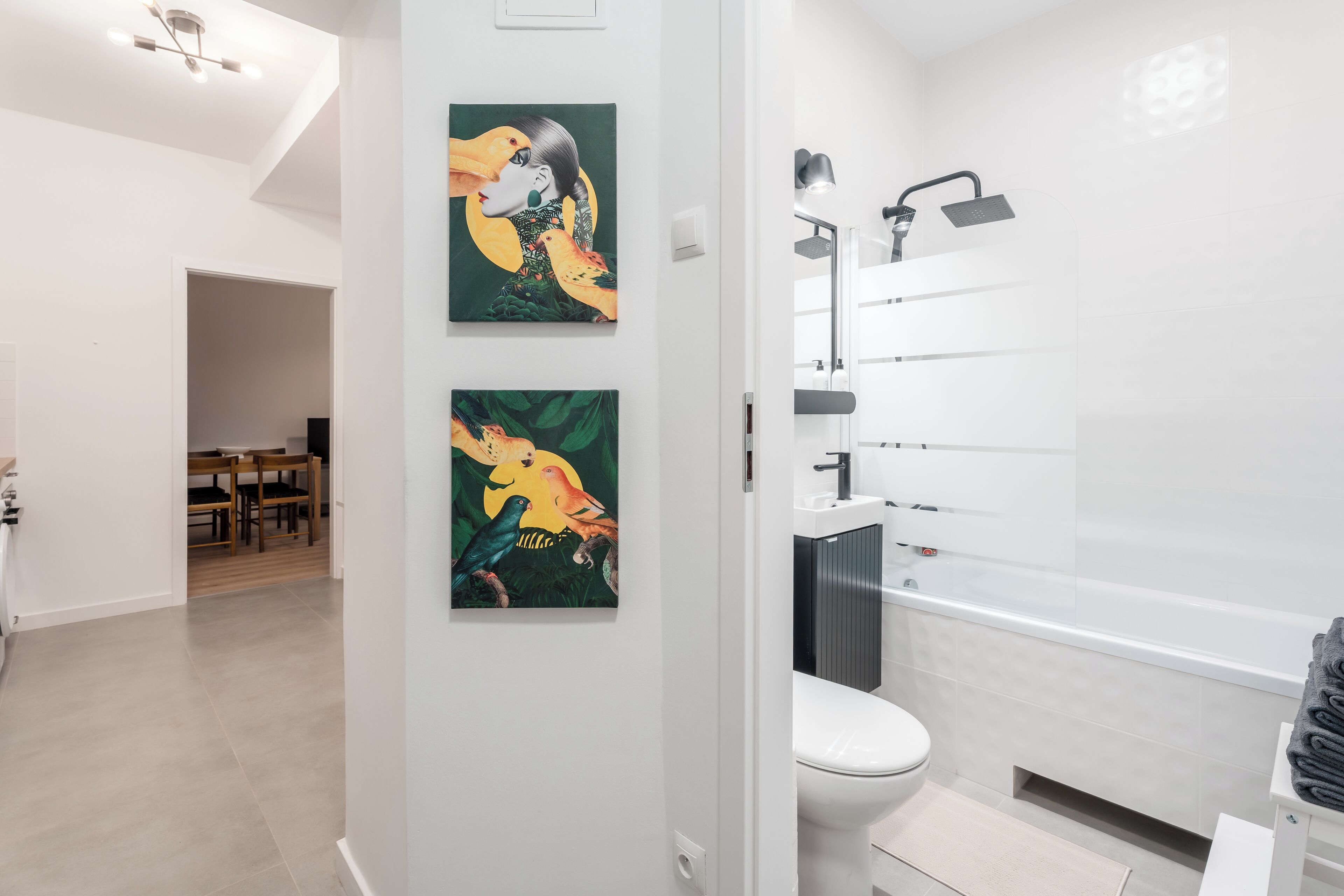 Comfort Apartment, 2 Bedrooms | Living area | Flat-screen TV