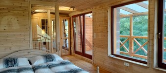 Wooden house in the middle of nature with a wonderful panorama, near to Budapest