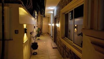 Front of property – evening/night