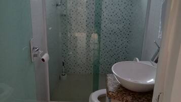 Towels, soap, toilet paper