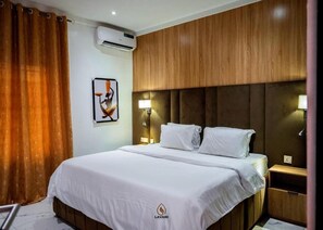 Luxury Apartment, Balcony, City View | In-room safe, desk, laptop workspace, blackout drapes - Lavani Apartment and Suites (Benin City)