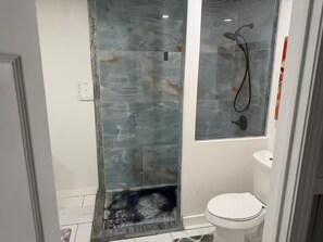 Shower, hair dryer, towels, soap - Entire guest suite in Decatur, Georgia (Decatur)