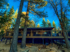 Exterior - Adorable modern-rustic 2-bedroom cabin in Big Bear Lake near ski resort (Big Bear Lake)