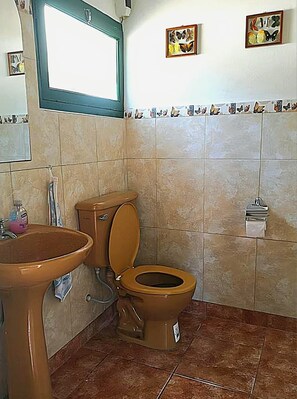 Dubbelrum - trädgård | Badrum | Handdukar och toalettpapper