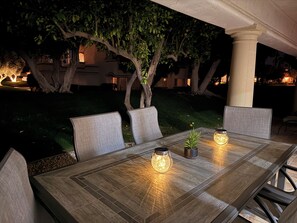 Outdoor dining - Casa Solera in Desert Falls- Bike, Golf Tennis Gym & Pools- Coachella & El Paseo (Palm Desert)