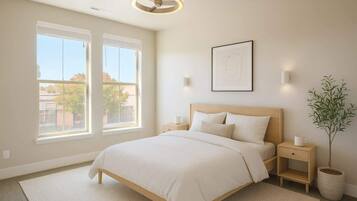 Schreibtisch, Bügeleisen/Bügelbrett, Reisekinderbett, kostenloses WLAN